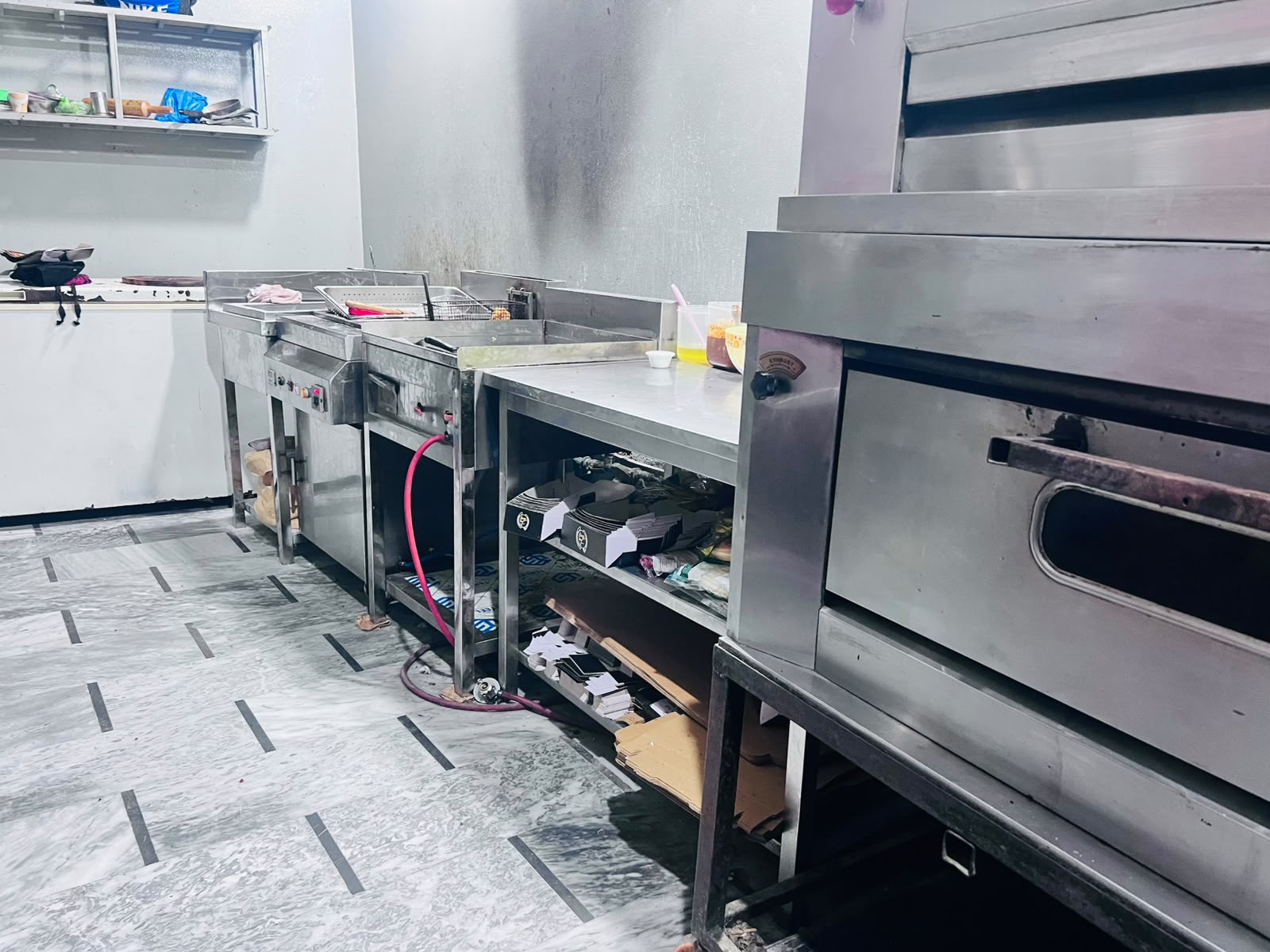 Saucy Slice kitchen